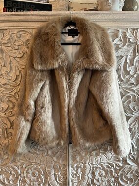 Banana Republic Faux Fur Jacket